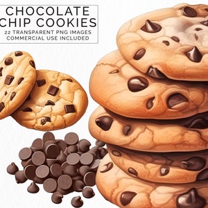 Schokoladenkeks Clipart PNG-Dateien mit kommerzieller Nutzung Schokoladenkeks png Aquarell Cookie Clipart Transparente PNGs CLIP-160