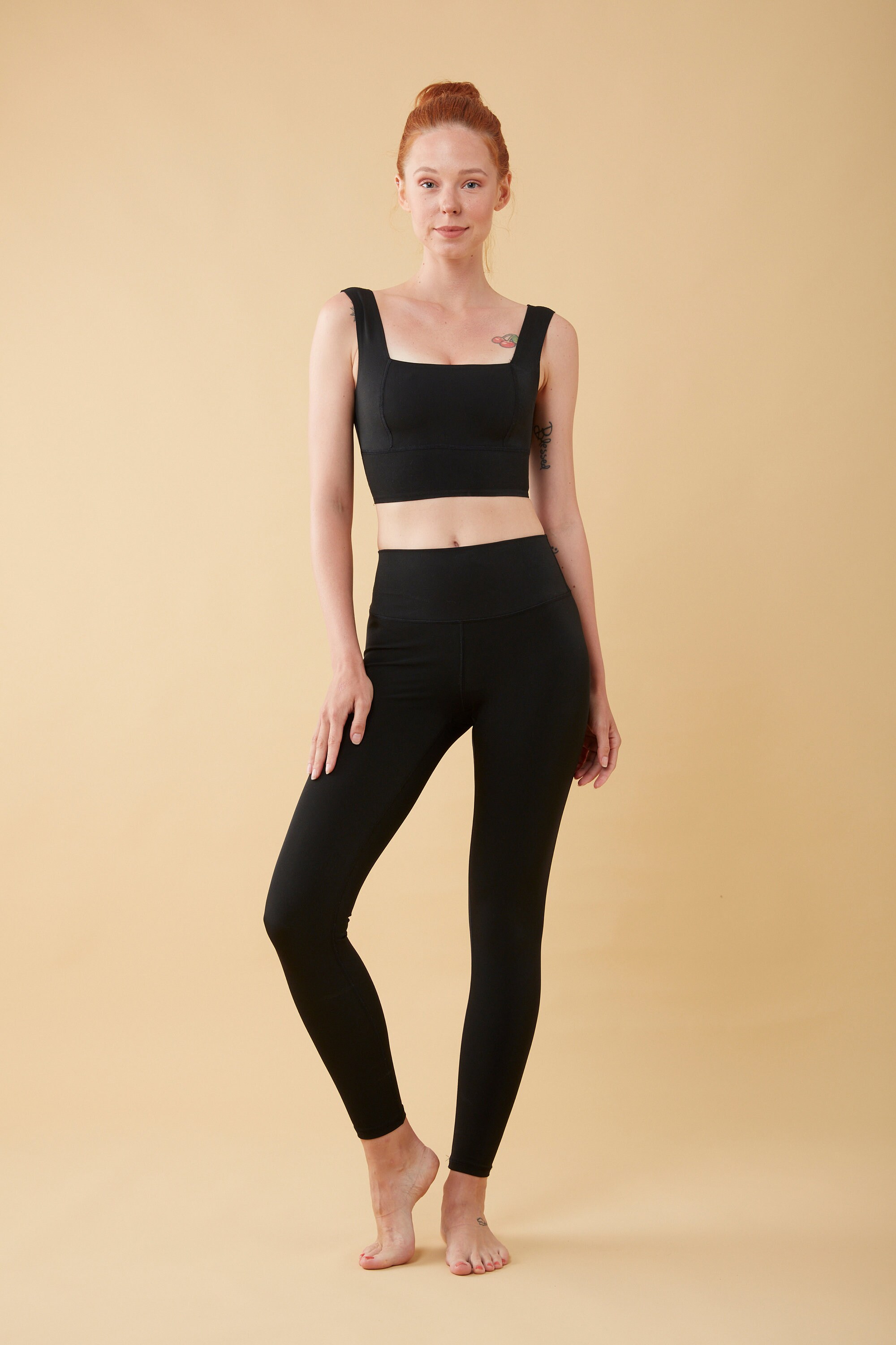 Closeout! Flower Power Organic Cropped Leggings