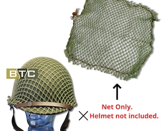 Australian/us WW2 Jungle Green Camo Helmet Net Unissued -  Hong Kong