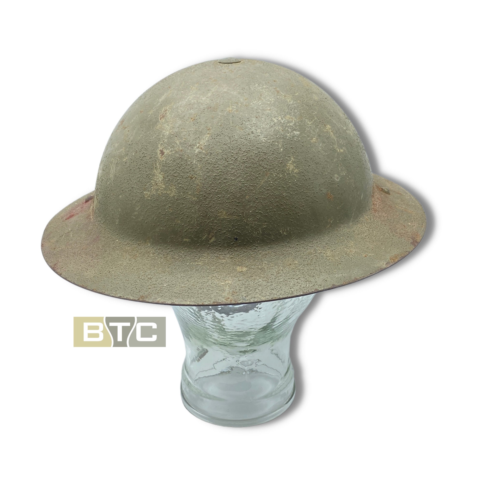 Casco australiano in acciaio dell'esercito WW2 Originale Accessori Cappelli e berretti Caschi Elmetti militari RAAF Contrassegnato 1941-462 Squadron 
