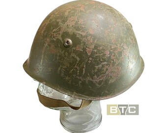 originele maat 55 Italiaanse WW2 patroon stalen gevechtshelm Accessoires Hoeden & petten Helmen Militaire helmen 