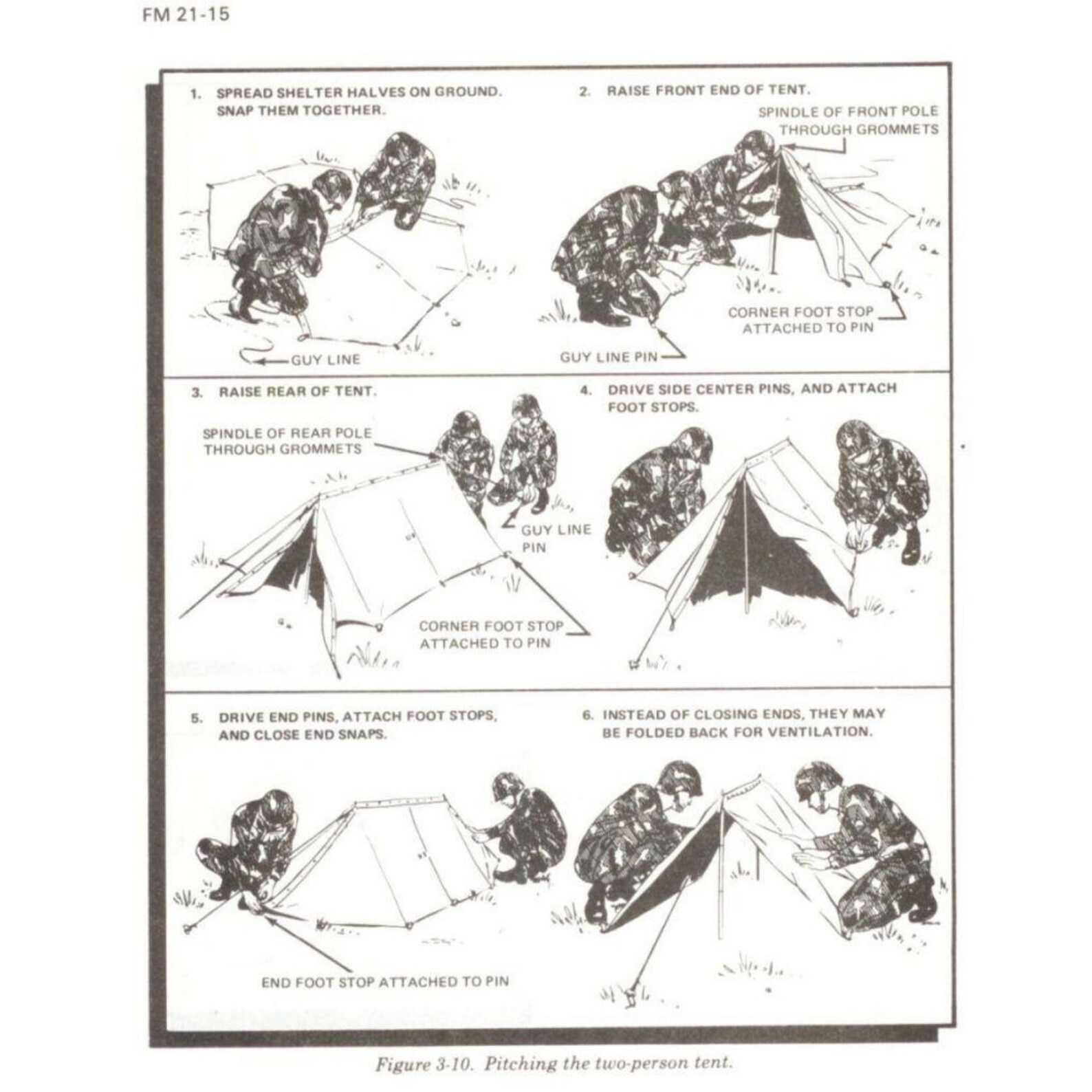 US Army Shelter Half, Tent Genuine US Issue Grade 1 Etsy