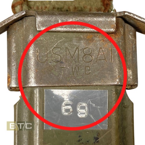 US Vietnam War deals Period M8A1 Scabbard - Original