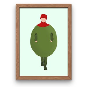 Angus Thongs and Perfect Snogging / Georgia Olive Costume / Printable Digital Download / Faceless Portrait / Downloadable Print