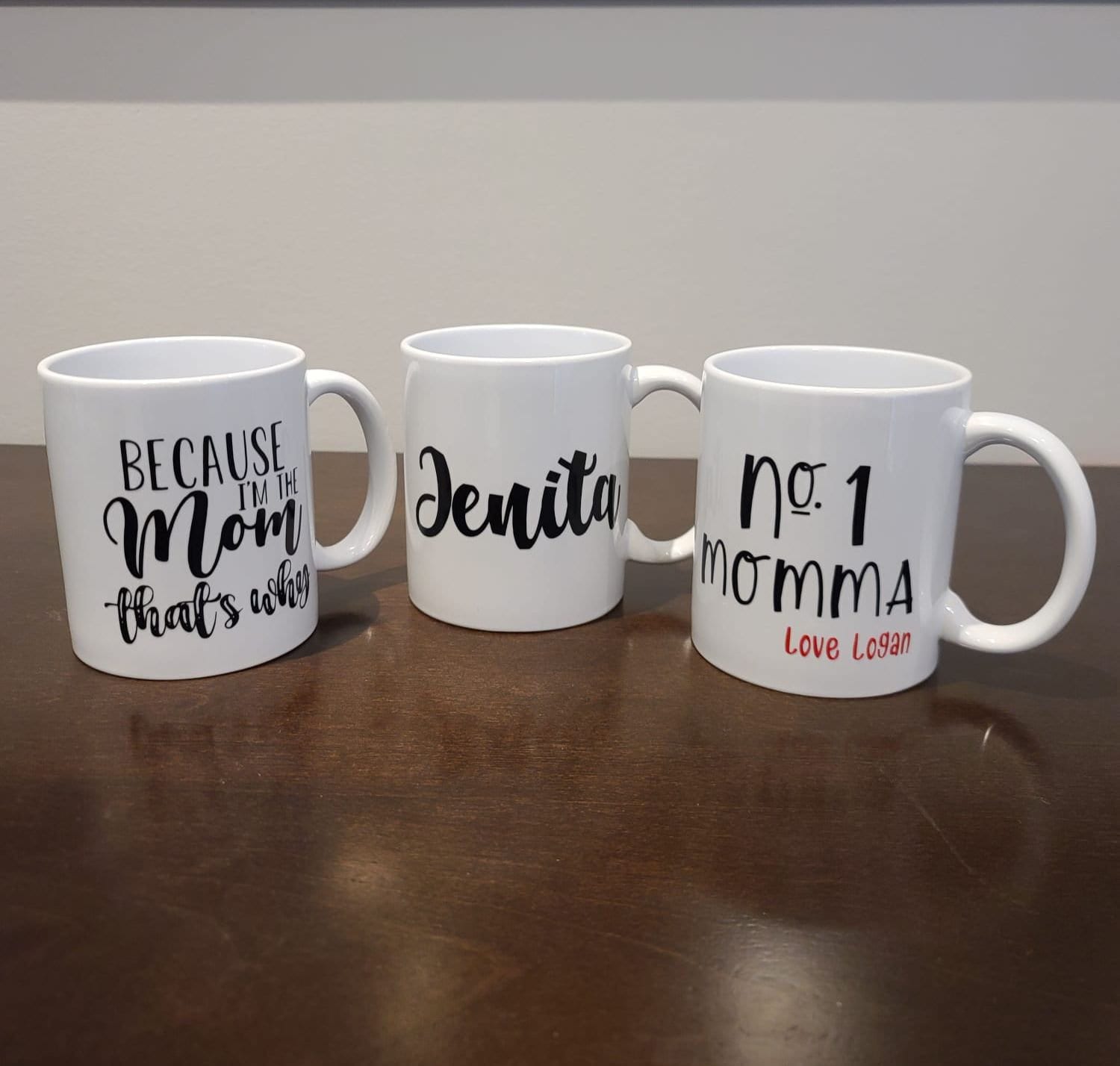 Personalized Vinyl Decal Mugs Etsy UK