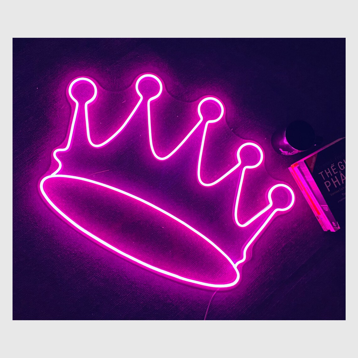 Crown Neon Sign Crown Neon Light Crown Light Sign Crown Led Etsy