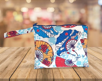 Bolsa hecha a mano, bolsa de maquillaje, bolsa de cosméticos, bolsa de aseo, bolsa grande, bolsa de playa, bolsa de cremallera colorida, regalo de mujer, regalo de mamá, regalo de dama de honor