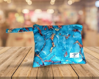 Bolsa hecha a mano, bolsa de maquillaje, bolsa de cosméticos, bolsa de aseo, bolsa grande, bolsa de playa, bolsa de cremallera colorida, regalo de mujer, regalo de mamá, regalo de dama de honor