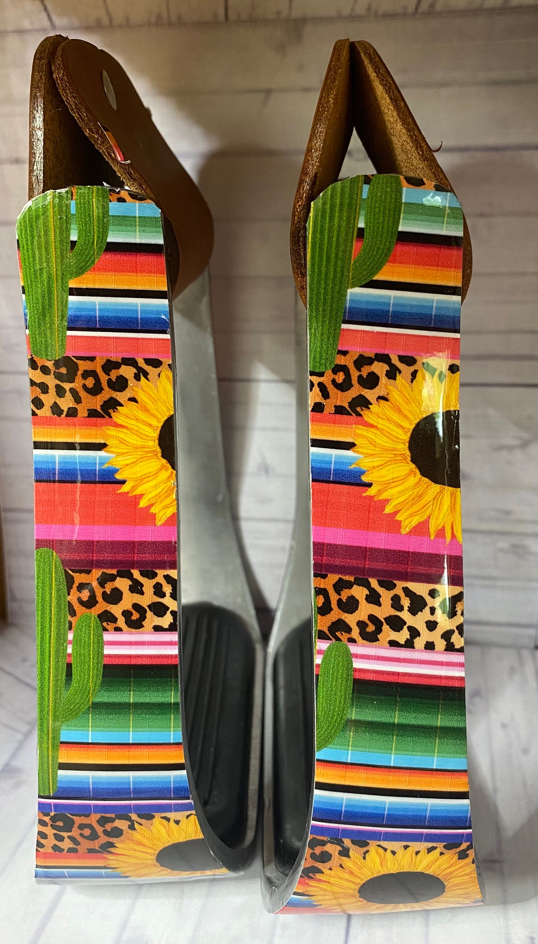 Custom Unique Western Stirrups/Sunflower/Cactus/serape Etsy