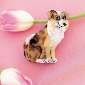 Australian Shepard Hair Claw - Viral Dog Shaped Hair Clips