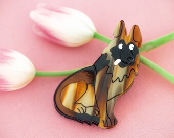 German Shepard Hair Claw - Viral Dog Shaped Hair Clips