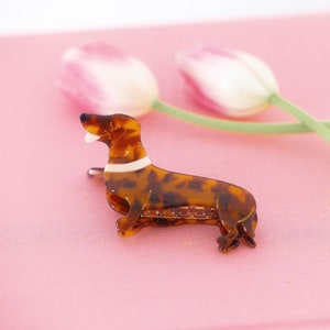 Dachshund Hair Claw - Viral Dog Shaped Hair Clips