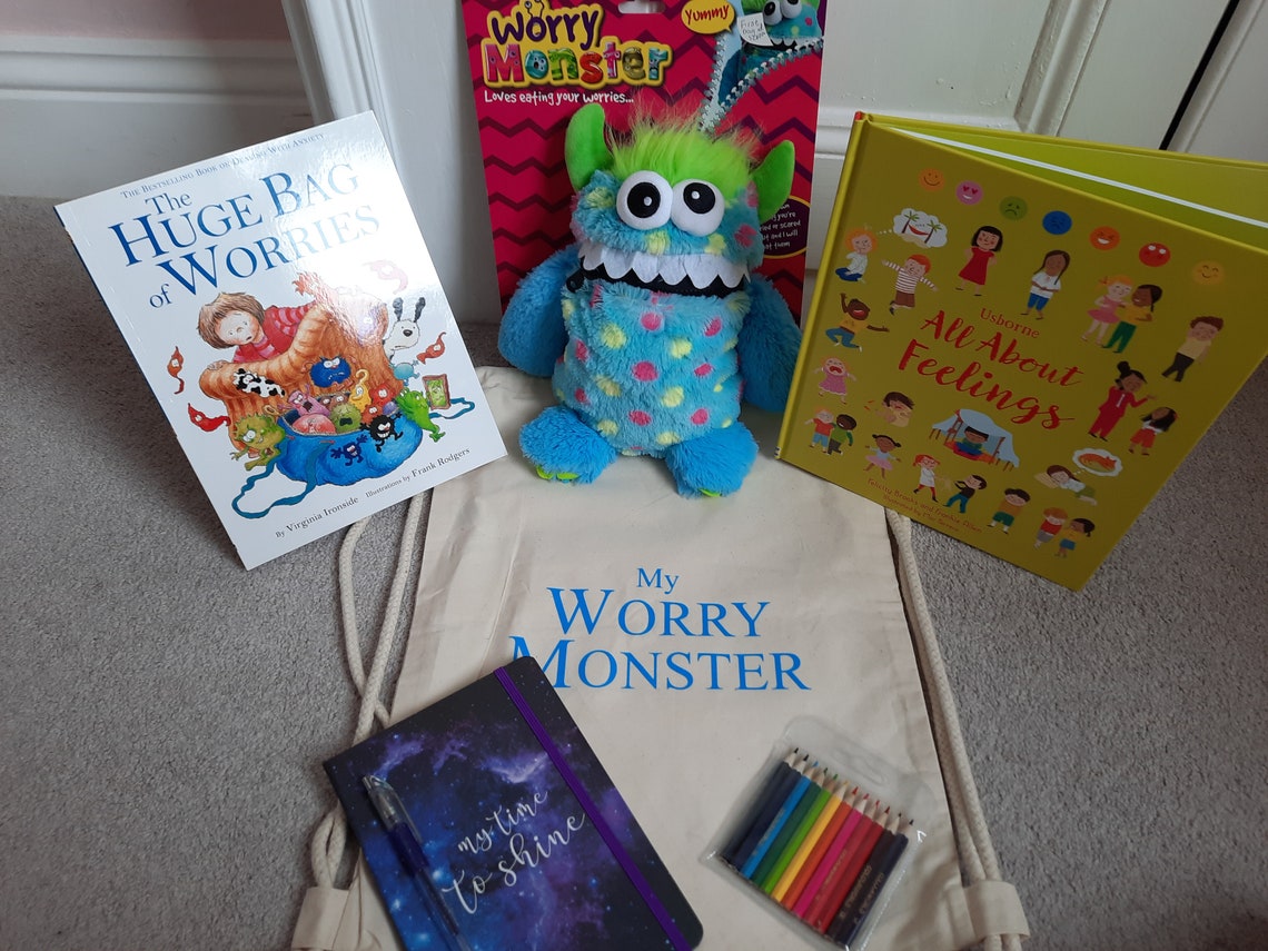 My Worry Monster Story Bag for older children Etsy
