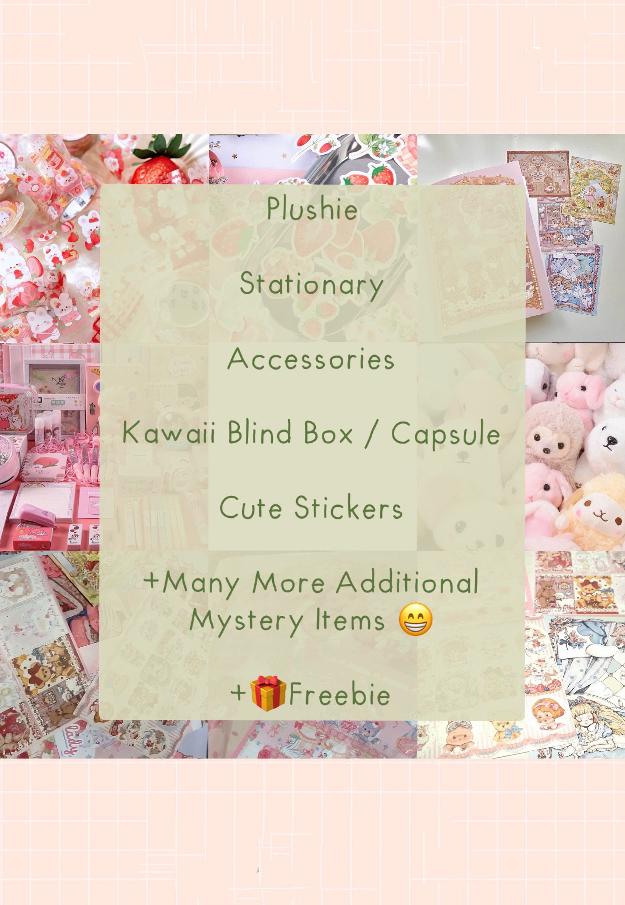 Problem Box Cute Kawaii Mystery Box kawaii Mystery Plush /cute Mystery Box - Etsy