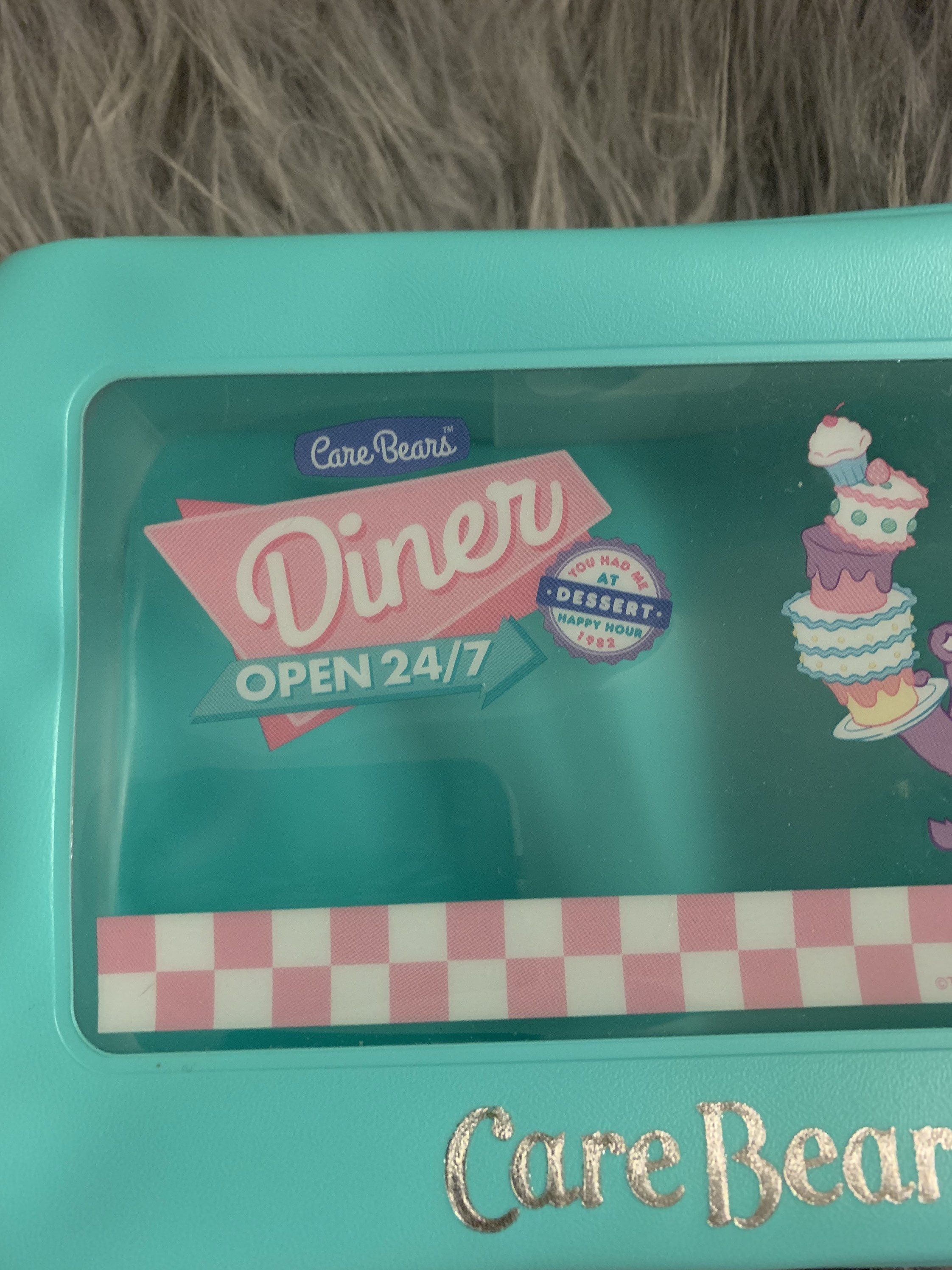 Japan Care Bears Tiffany Blue Cosmetic Pouch Stationary Case Etsy