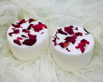 Parfum du Trianon Shower Steamers – Rose Jasmine Bergamot Aromatherapy (Set of 2 steamers)