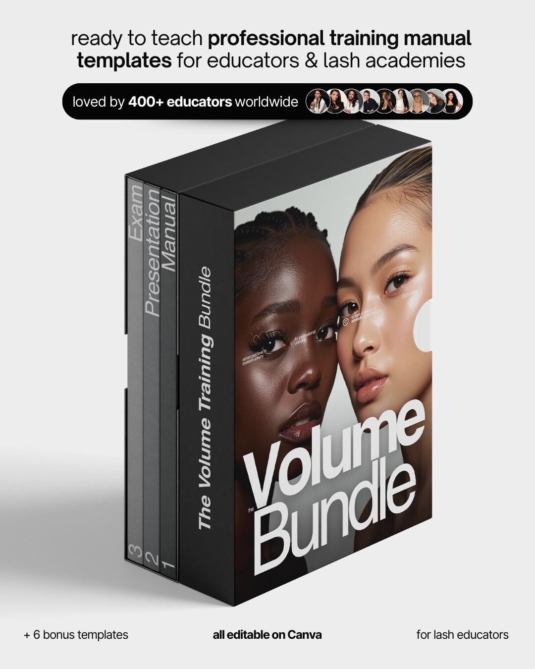 Volume Lash Training Manual Bundle: Editable Eyelash Extension Ebook ...