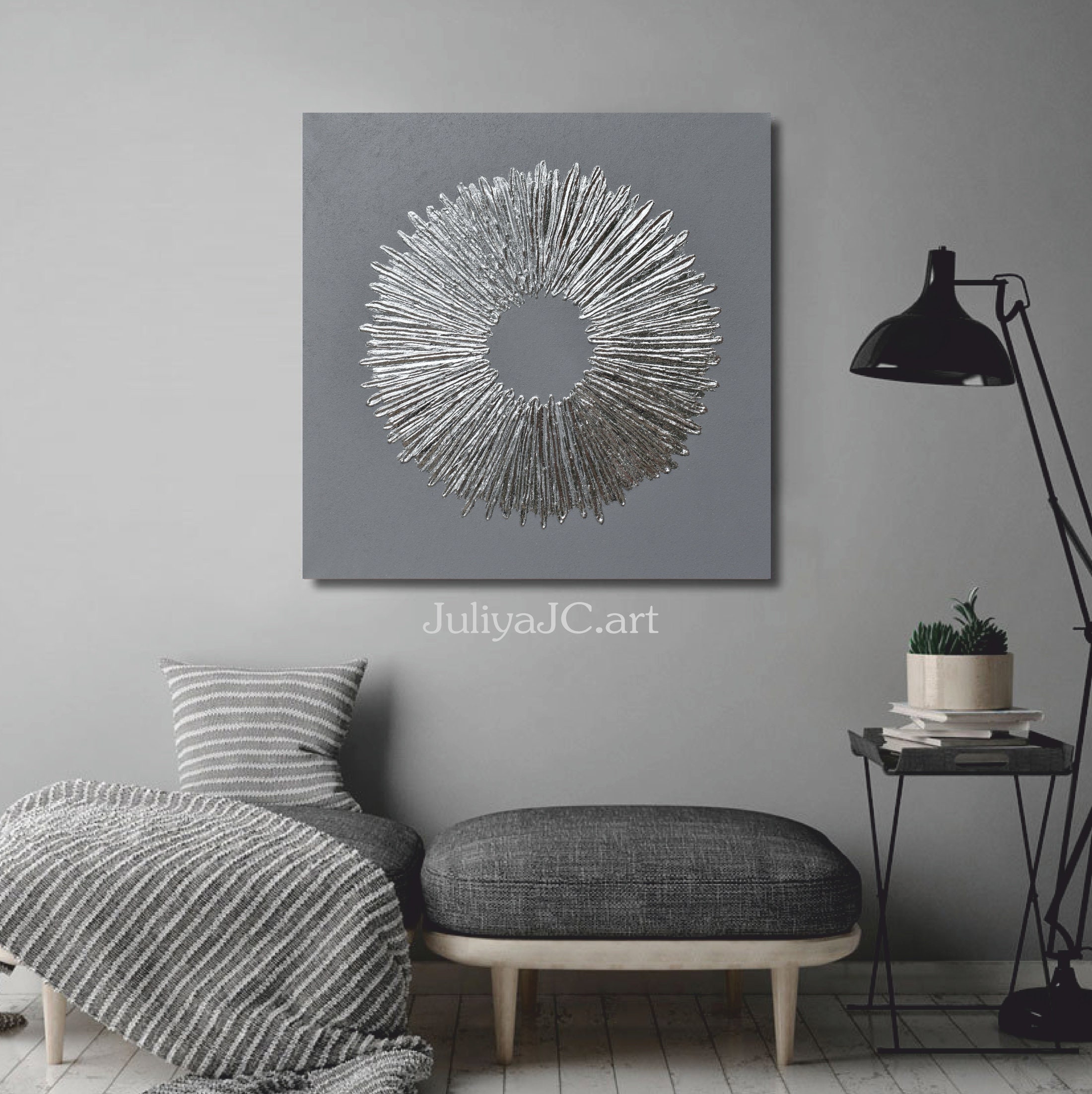 Moderne Bilder Grau Silber:  A Journey into the World of Gray and Silver