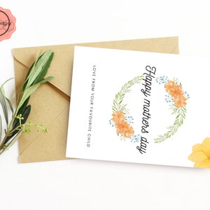 Downloadable Mother's Day Card | Card for Grandma, Card for nan | Happy Mothers Day Card