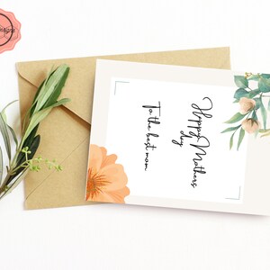 Downloadable Mother&#39;s Day Card . For special occasion