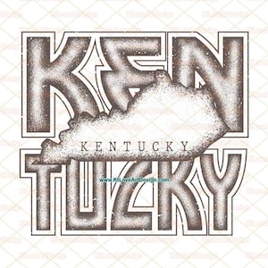 Kentucky Png, Retro Kentucky State Png, KY Png, State PNG Sublimation Design