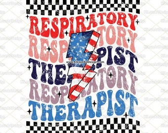 Respiratory Therapist Png, Patriotic Therapist Png, 4th July Respiratory Png, Patriotic Nurse Png, PNG Sublimation Design