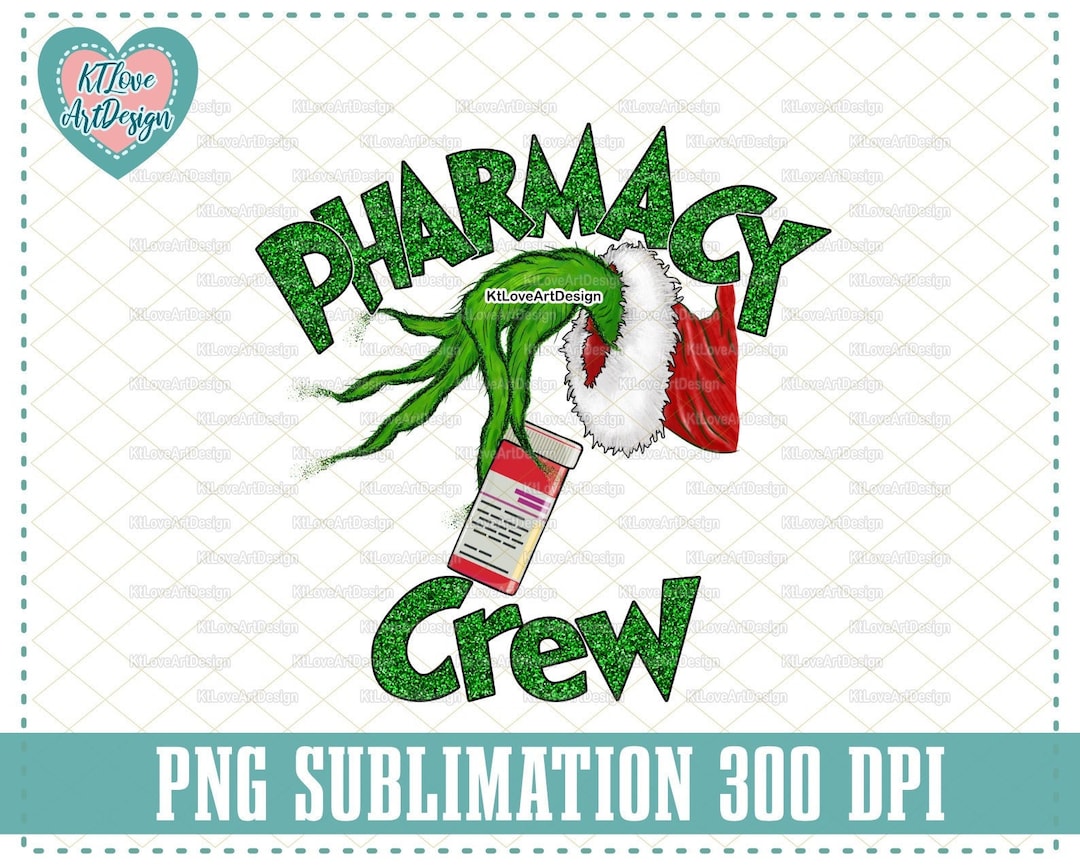Pharmacy Christmas Png, Pharmacy Crew Png, Pharmacy Technician