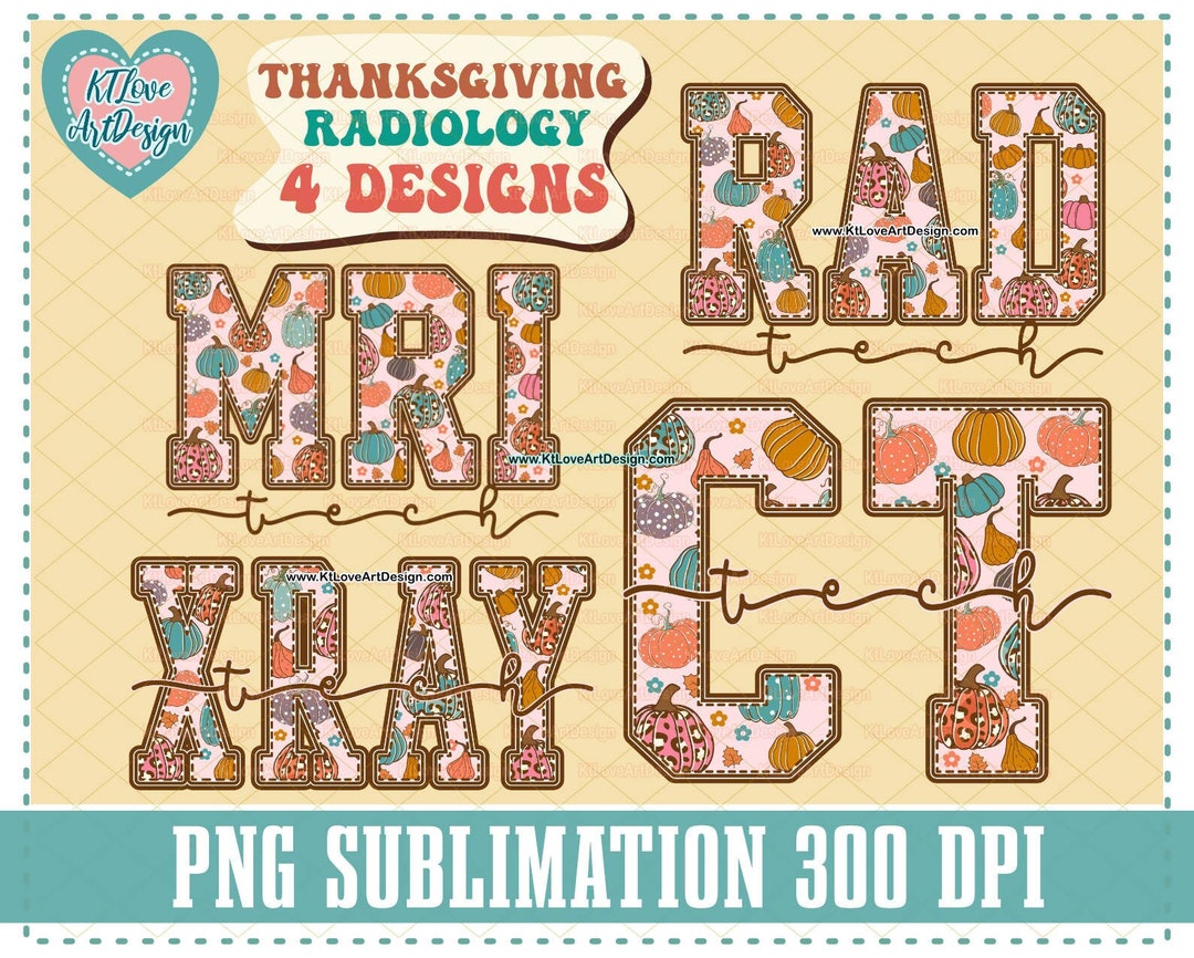 Radiology Pumpkin Fall Png Xray Tech Png MRI Tech CT Tech Etsy