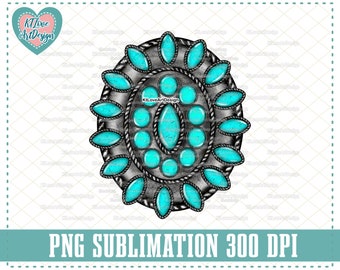 Turquesa Png, Pedra Preciosa Turquesa, Western Png, Western Gem Stones Clipart, desenhado à mão, Sublimação, Design de Sublimação PNG