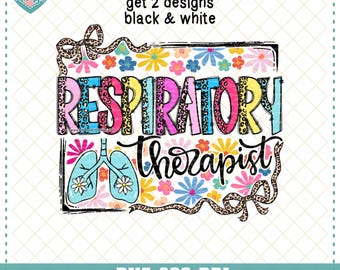 Respiratory Therapist Leopard Spring Flower Png, Spring RT Png, Spring Respiratory Png, Retro Flower Nurse Png Digital Doawload
