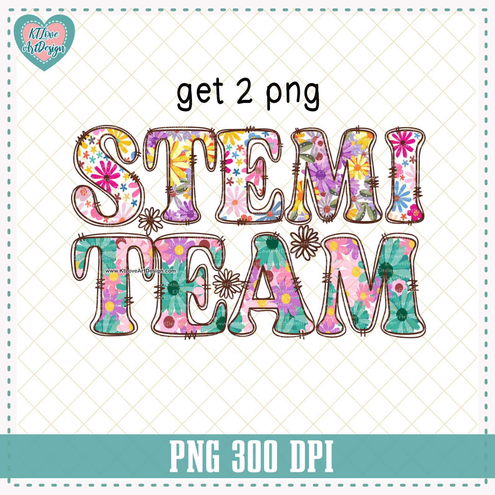 Stemi Team Flower Png, Cath Lab, Spring Nurse Png, Flower Lettering ...