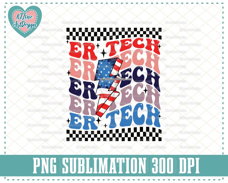 ER Tech Lightning Bolt Png, Wavy Er Nurse Png, Emergency Room Png ...