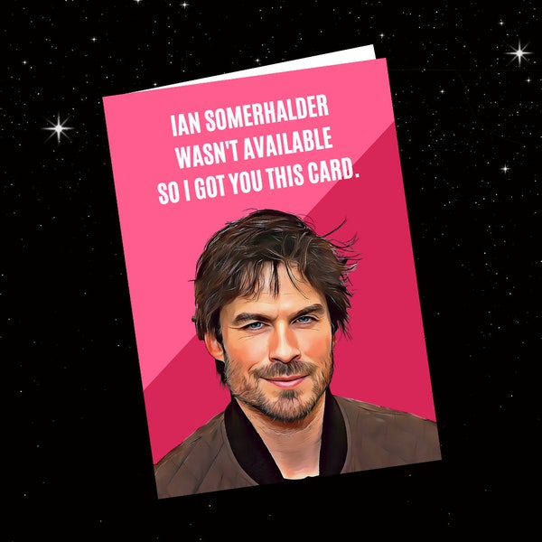 Ian Somerhalder Etsy