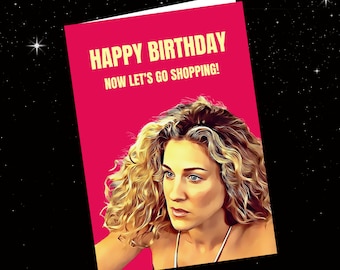 Sex and City Birthday Card - Etsy