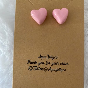 Lucky charm stud earrings