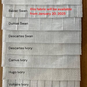 White Lace Curtain, Ruffle French Style Lace Window Decor Curtain One