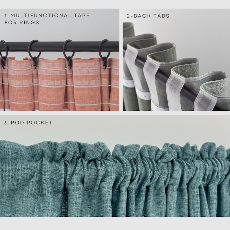 Dusty Blue Velvet Curtains Living Room / Custom Curtains Bedroom / Pale