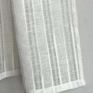 Leinen Gardinen für Küche / Leinen Gardinen für Küche / Plissee Gardinen für Küche / Stangen Gardinen Skandinavisch / Retro Gardinen für Badezimmer Bild 16