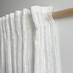 Cortinas de café para cocina / Cortinas cortas de lino / Cortinas de café estilo francés con encaje / Paneles de cortina modernos / Cortinas con cenefa de estilo rústico
