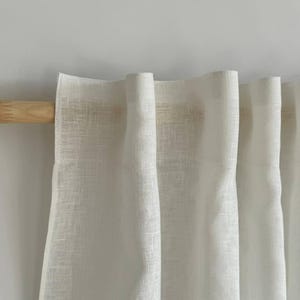 Сafe curtains linen / Lace striped scandinavian cafe curtain / Custom sheer kitchen curtains / French country cottage embroidered curtains