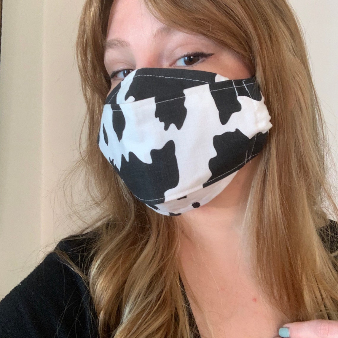 KF94 Fabric Face Masks 100 Cotton Washable & Reusable Etsy