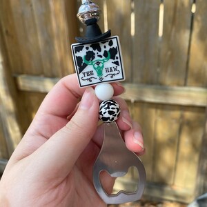 Yee Haw Cow Skull Bottle Opener