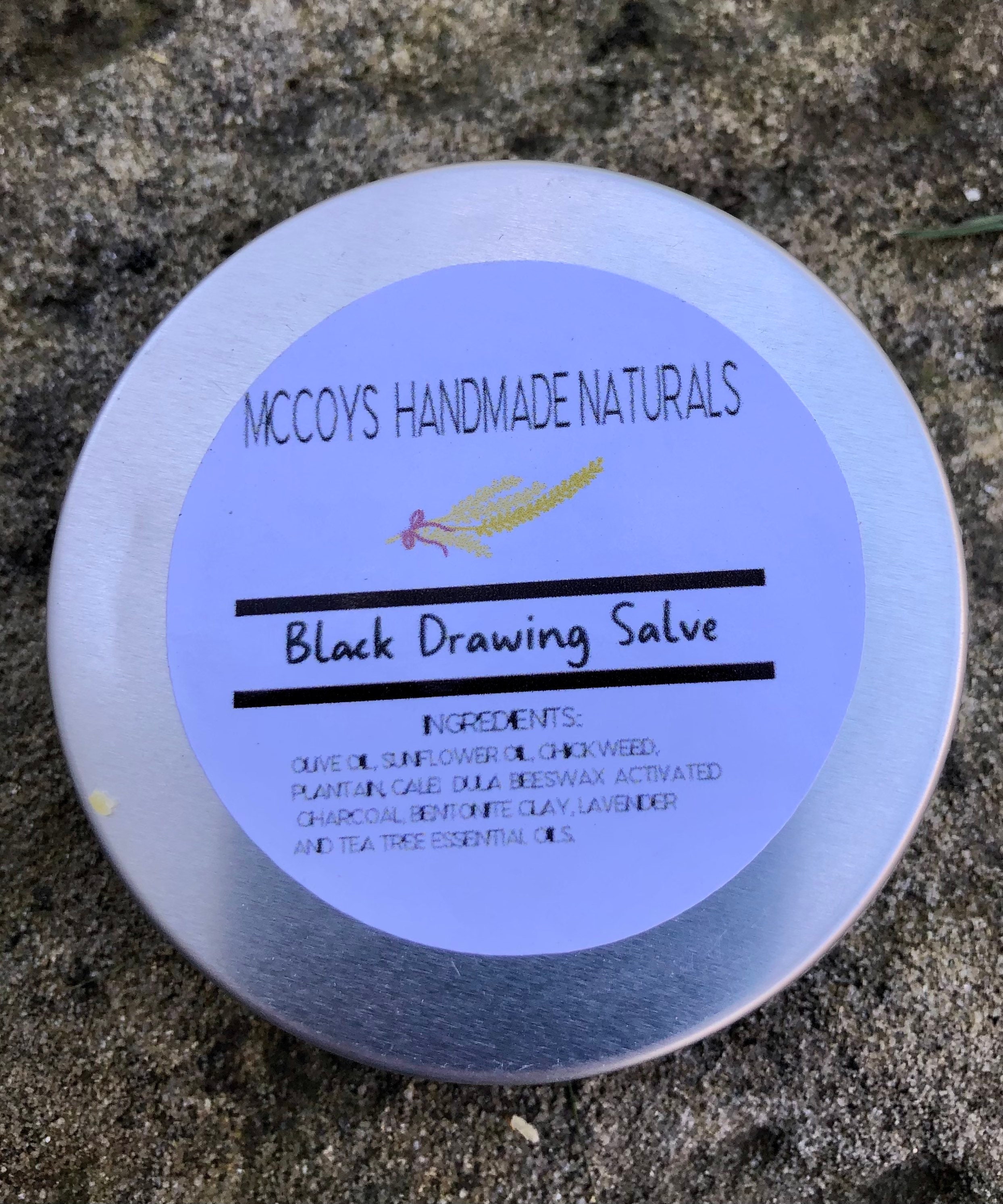 Black Drawing Salve Etsy