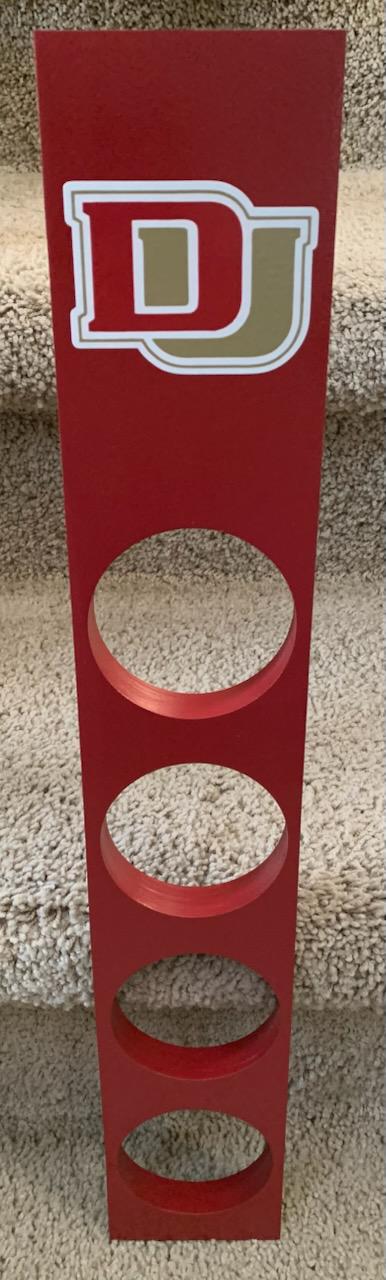 DENVER PIONEERS 4 Hockey Puck Vertical Wall Display - Etsy