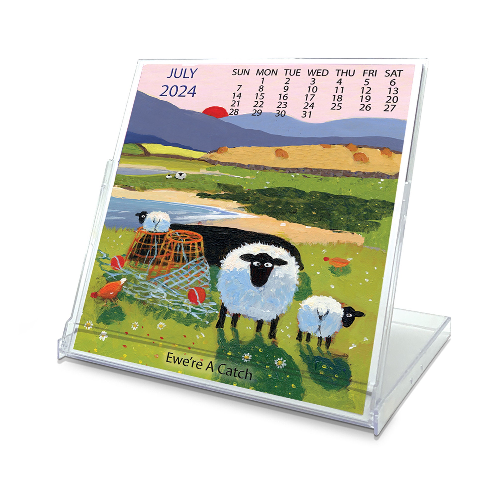 2024 Desk Calendar by Thomas Joseph Sheep Calendar Irish Etsy