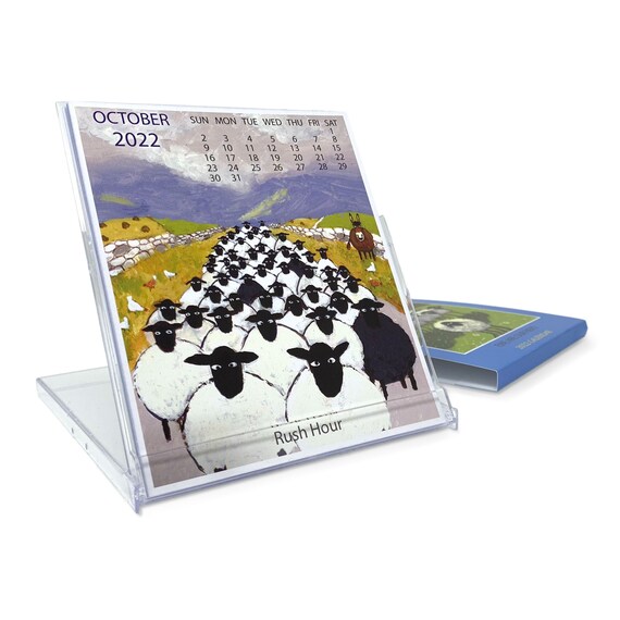 2022 Desk Calendar by Thomas Joseph Sheep Calendar Irish Etsy
