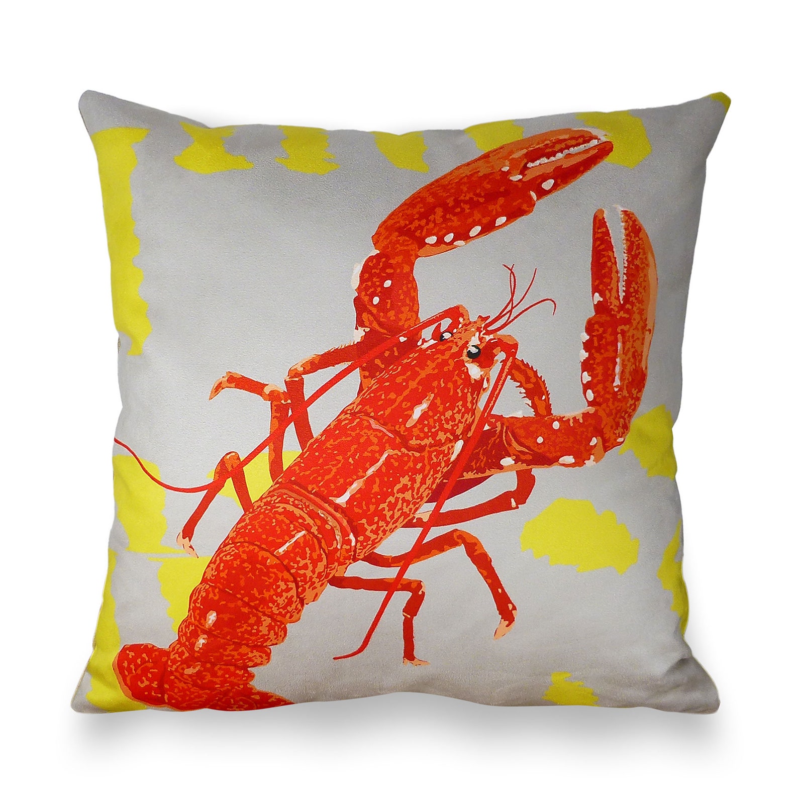 Lobster Cushion Cover Leslie Gerry Animal Artwork 42cm X 42cm Made in