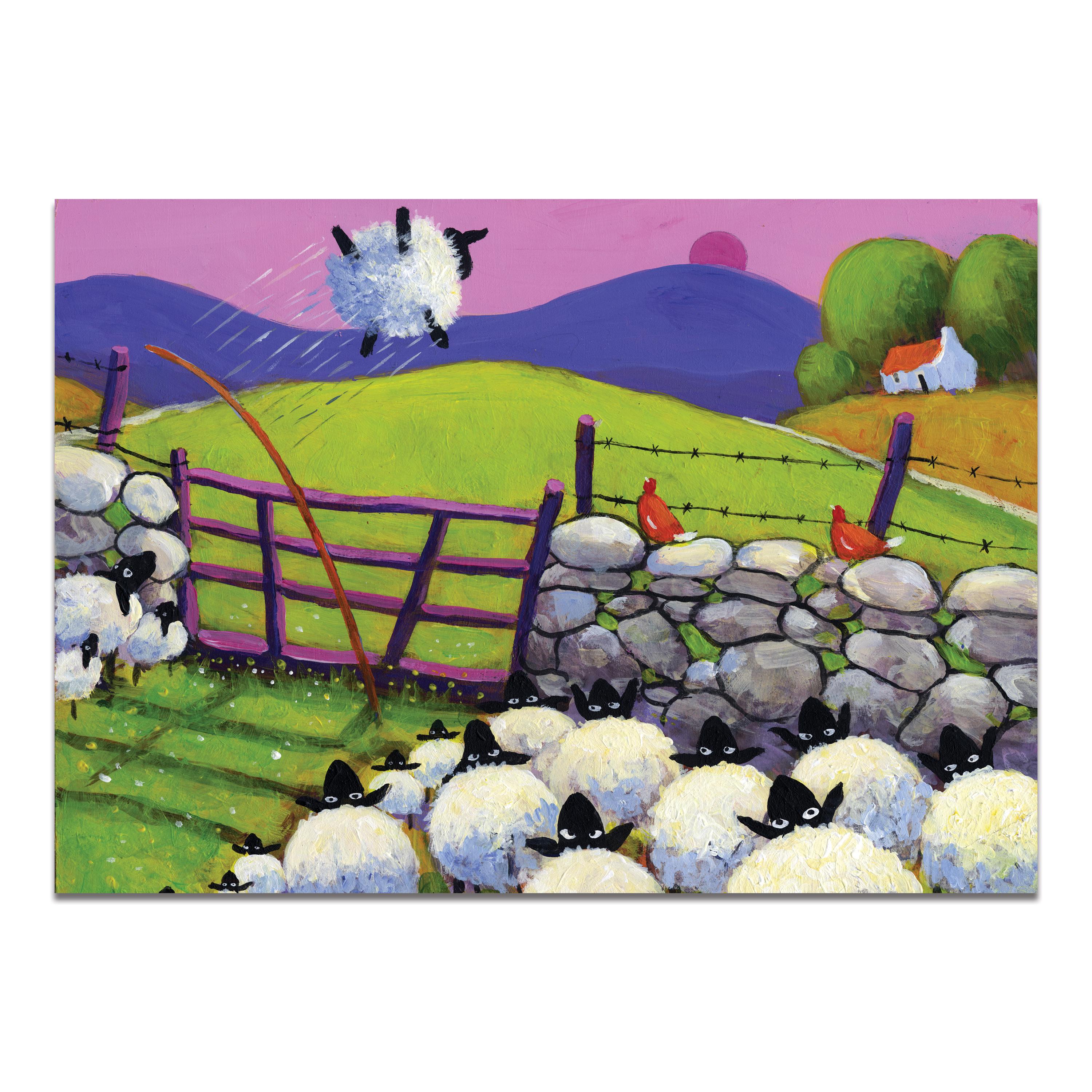 Jigsaw Puzzle 1000 Piece - Ewe'll Go Far - Thomas Joseph - Sheep