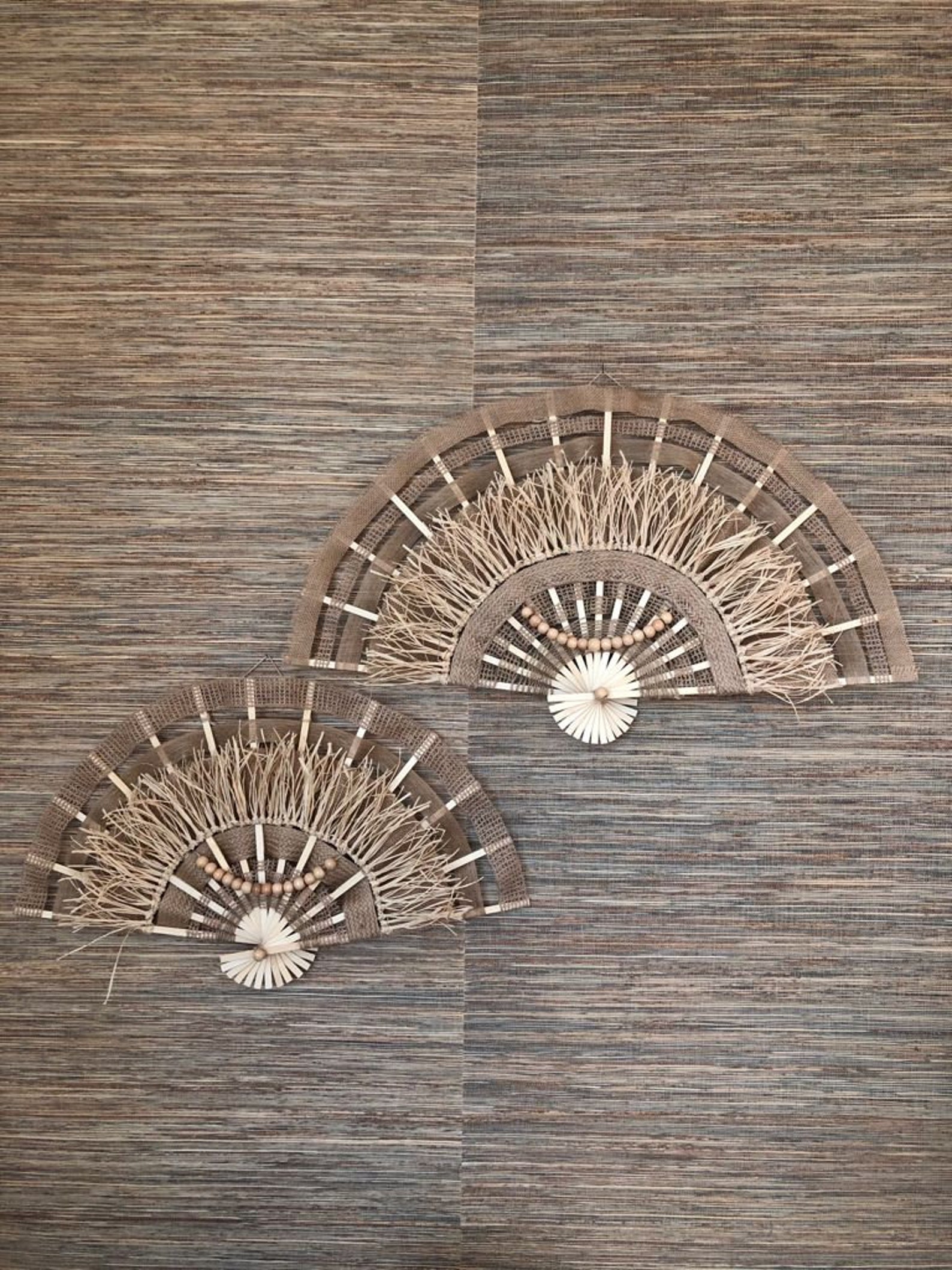 Bohemian Fan for Wall Hanging Hanging Giant Fan Wall Decor Etsy