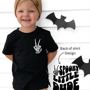 Spooky Little Dude SVG, Spooky Dude Png, Toddler Halloween Svg, Kids Halloween Svg, Boys Halloween shirt Svg, Fall Svg, Digital Download